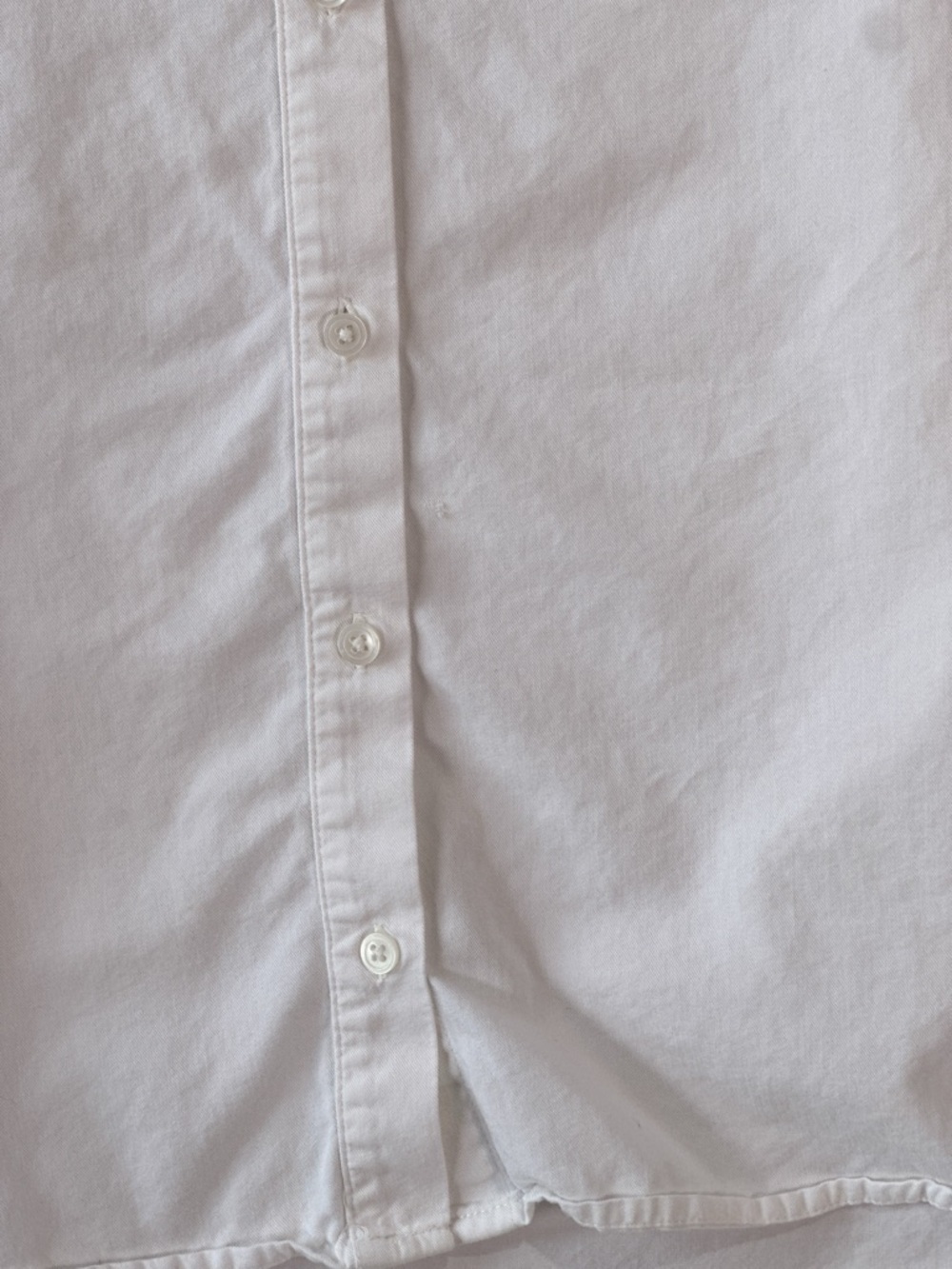 Madewell Women Central Shirt White Cotton Modal Button Up S - Picture 3 of 12